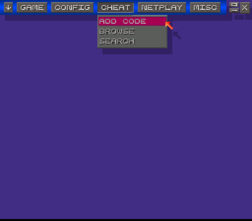 Cheat Menu