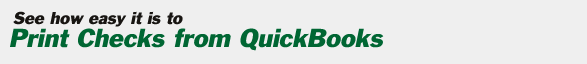See how easy it is to Print Checks from QuickBooks