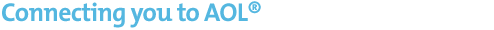 Connecting you to AOL