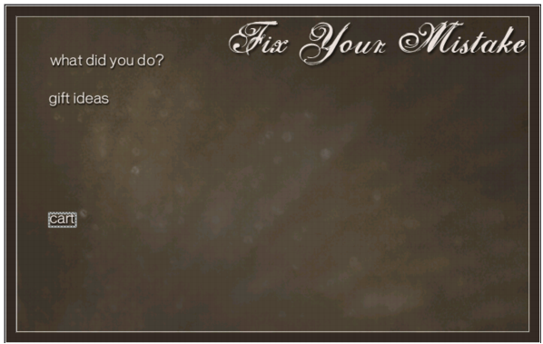 The start page