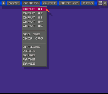 Config Menu